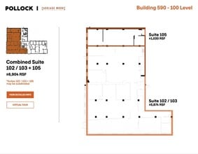 590 Means St NW, Atlanta, GA à louer Plan d’étage– Image 1 sur 2