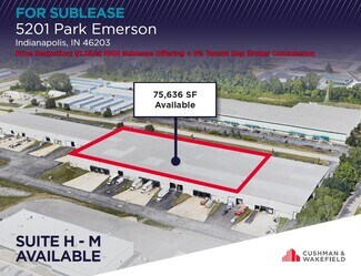 Plus de détails pour 5201 Park Emerson Dr, Indianapolis, IN - Industriel/Logistique à louer