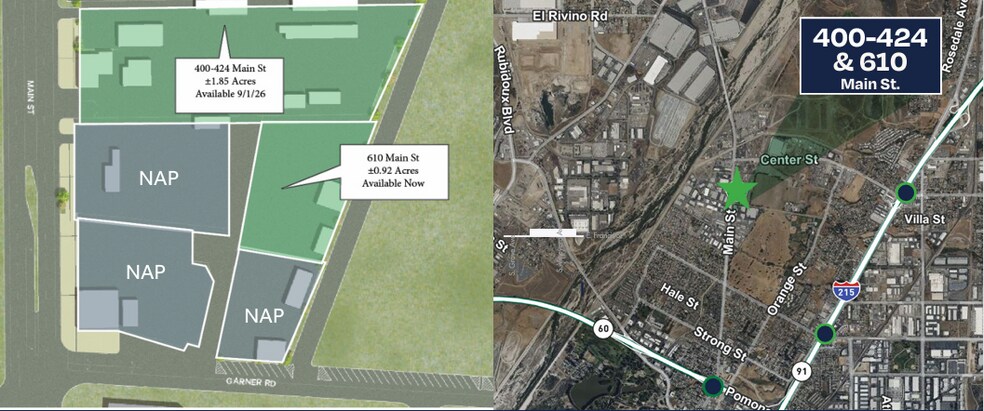 400-424 Main St, Riverside, CA à louer - Plan de site – Image 2 sur 2