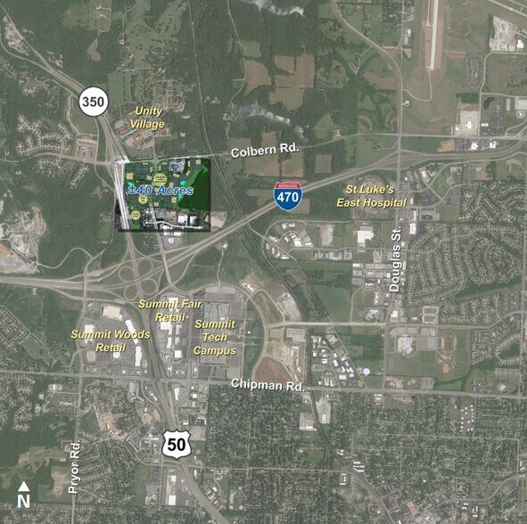 1500 Blue Parkway, Lee's Summit, MO à vendre - Aérien – Image 2 sur 2