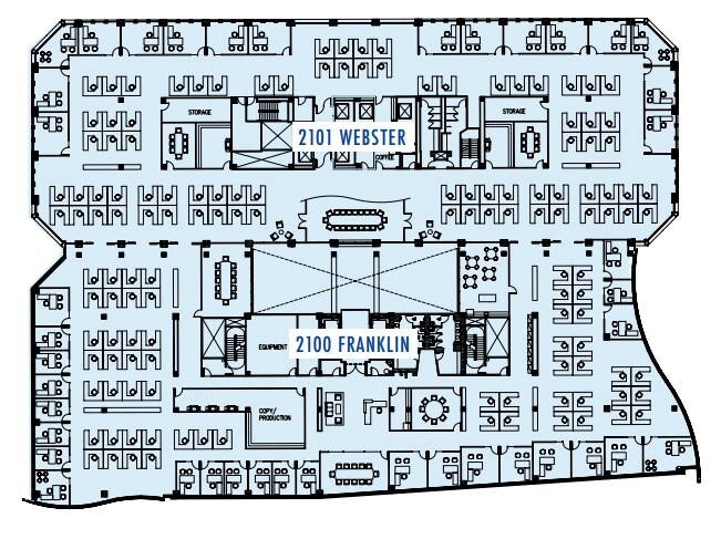 2101 Webster St, Oakland, CA à louer Plan d’étage– Image 1 sur 1