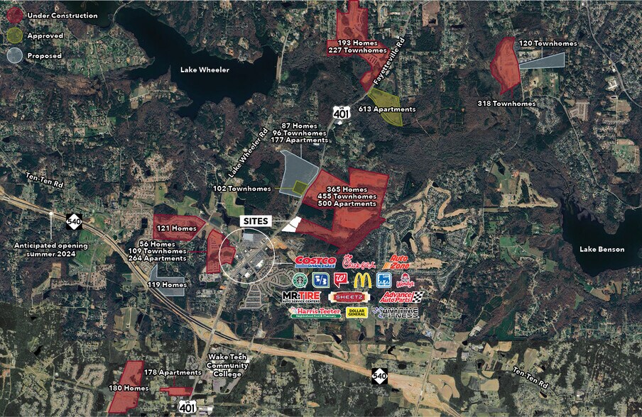 7509 Fayetteville Rd, Raleigh, NC à louer - Aérien – Image 2 sur 4