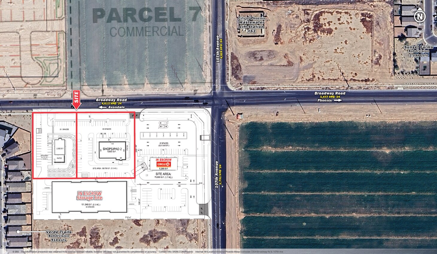 SW 107th & Broadway Rd, Tolleson, AZ à vendre Photo de l’immeuble– Image 1 sur 7