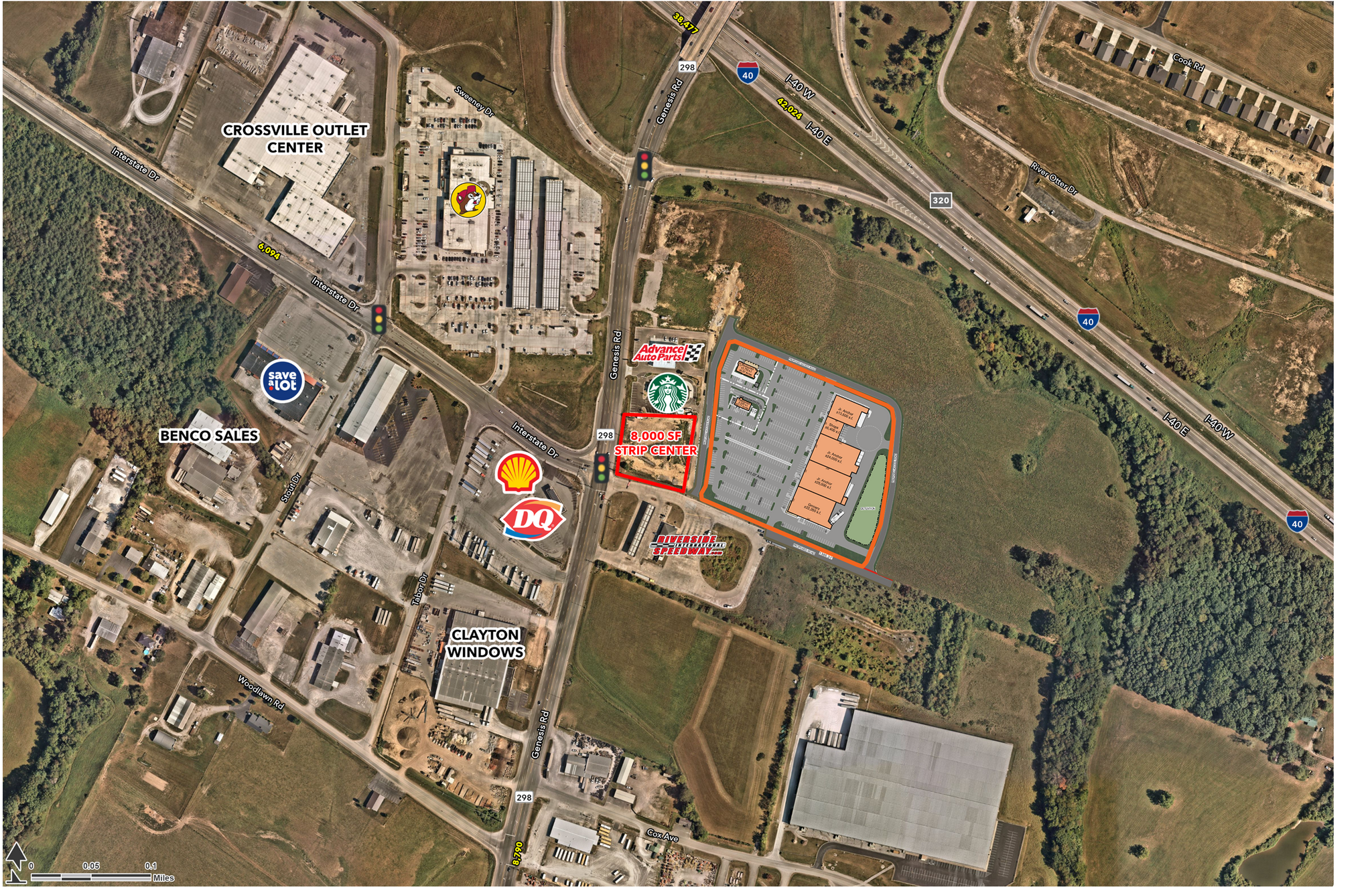 0 Genesis Rd, Crossville, TN à louer Aérien– Image 1 sur 2