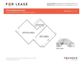 1202 Richardson Dr, Richardson, TX à louer Plan d’étage– Image 1 sur 1