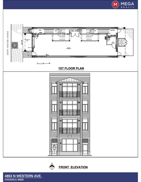 4853 N Western Ave, Chicago, IL à louer - Photo de l’immeuble – Image 2 sur 4