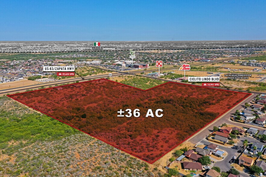 5600 US Highway 83 Hwy, Laredo, TX à vendre - Aérien – Image 1 sur 15