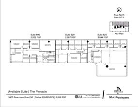 3455 Peachtree Rd NE, Atlanta, GA à louer Plan d’étage– Image 2 sur 2