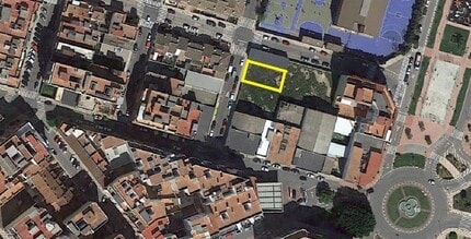 Carrer de la Rambla d'Algemesí, Algemesí, VAL - Vue aérienne vue de carte