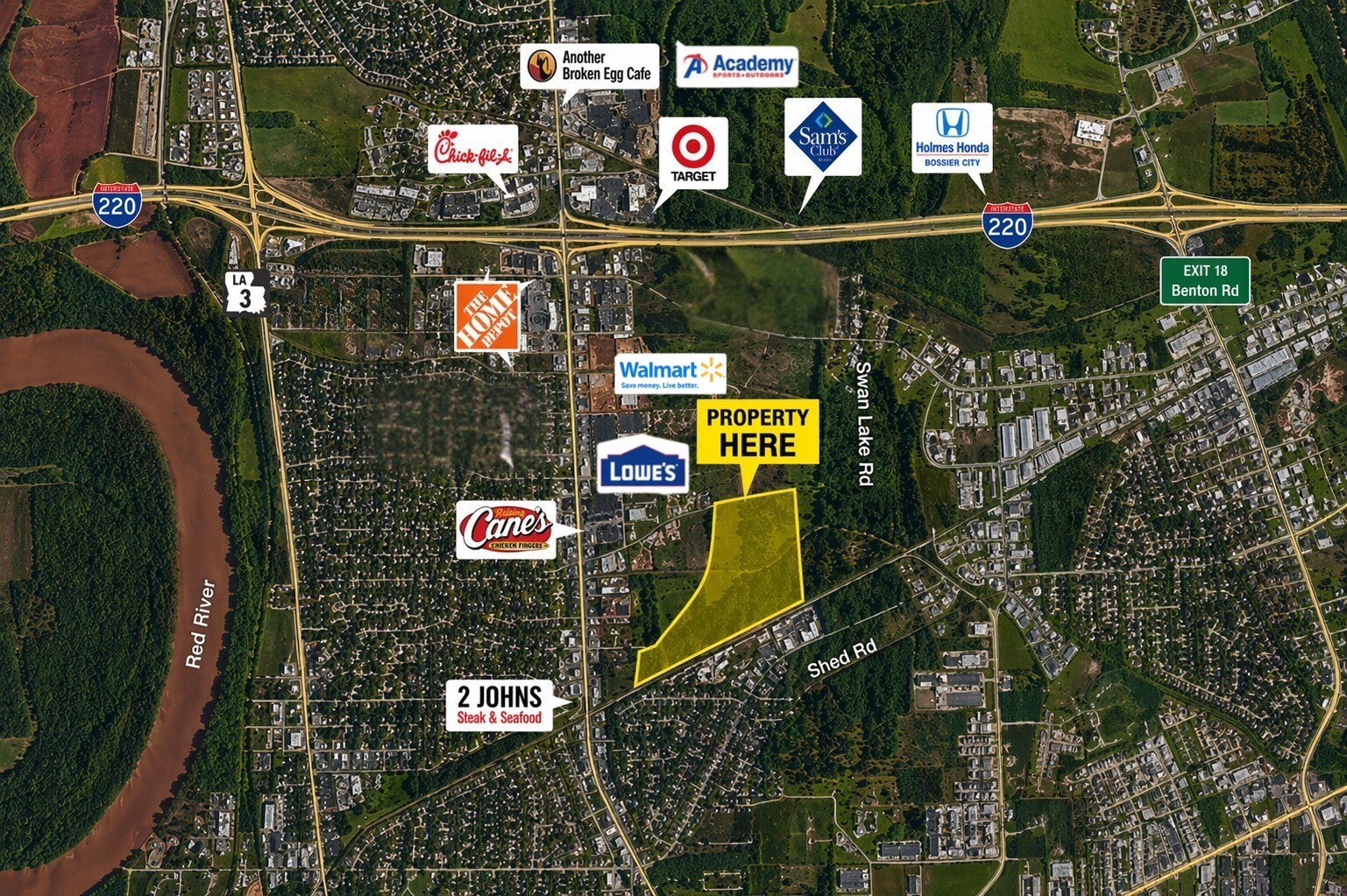 Plantation Drive Dr, Bossier City, LA à vendre Photo principale– Image 1 sur 8