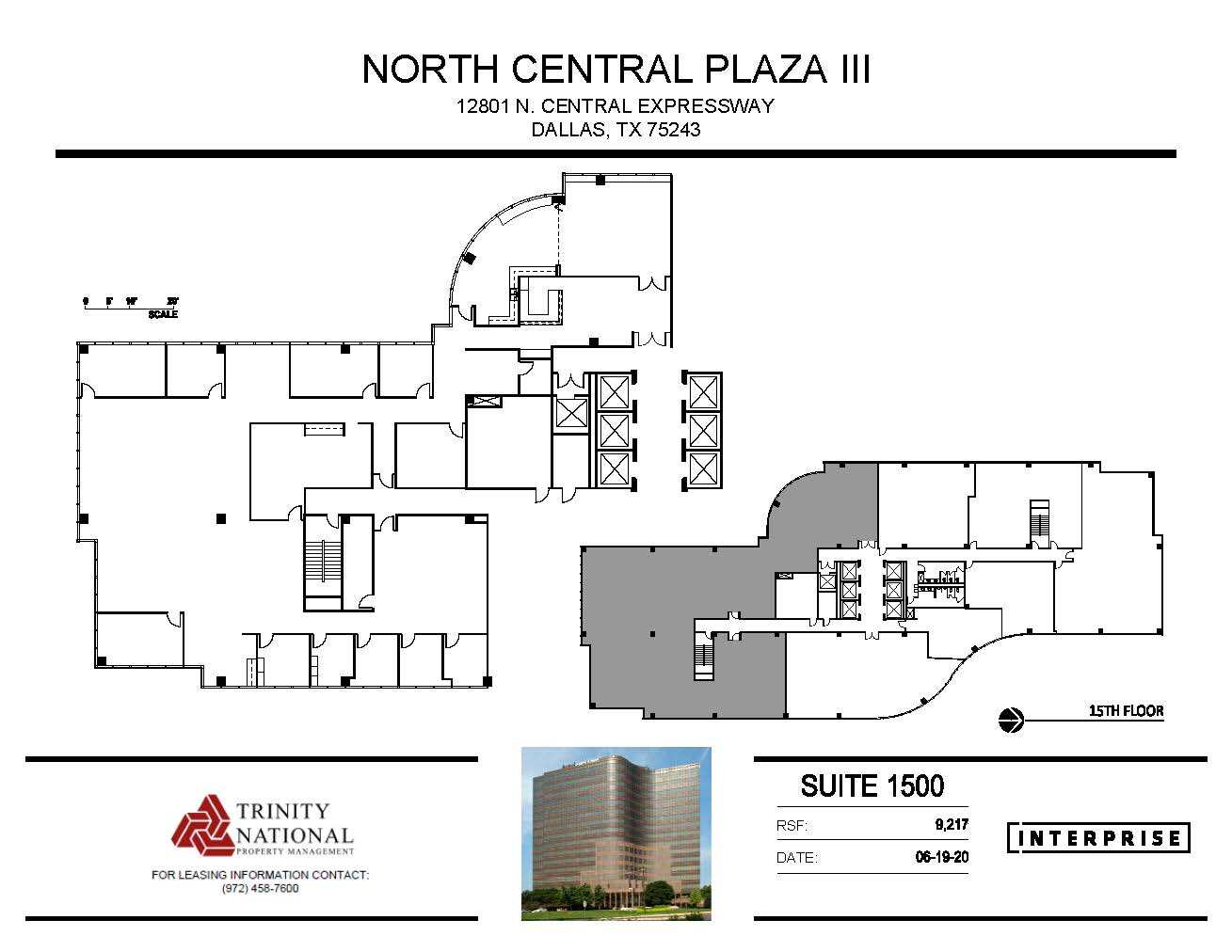 12801 N Central Expy, Dallas, TX à louer Plan d’étage– Image 1 sur 1