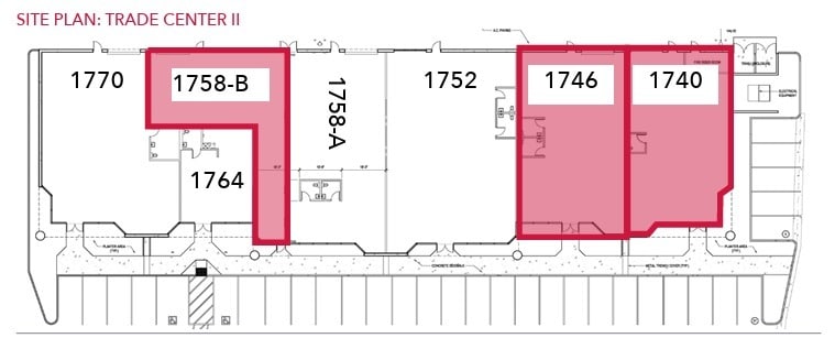 1765-1795 Orange Tree Ln, Redlands, CA à louer Plan de site– Image 1 sur 2
