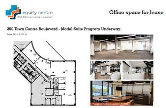 300 Town Centre Blvd N, Markham, ON à louer Plan d’étage– Image 1 sur 1