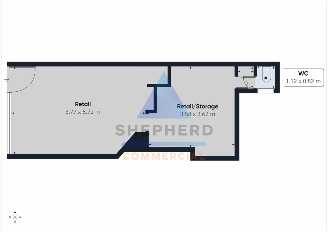 6 Queen St, Kilmarnock, EAY KA1 3DB - Lot 6 - - Plan d’étage - Image 1 of 1