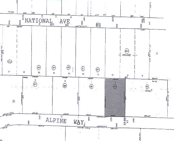1999 Alpine Way, Hayward, CA à louer - Plan cadastral – Image 2 sur 5