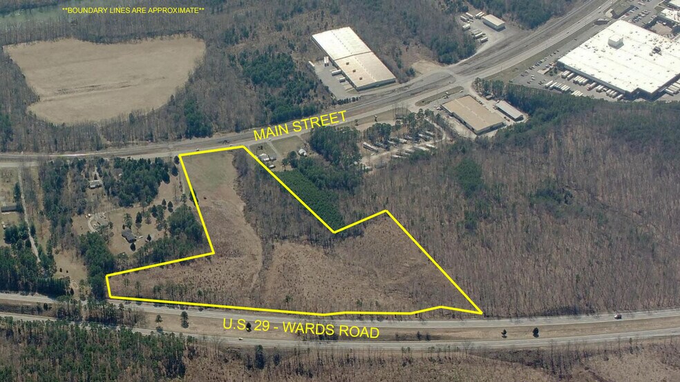 1536 Main St, Altavista, VA à vendre - Aérien – Image 3 sur 3