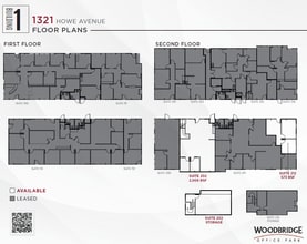 1321 Howe Ave, Sacramento, CA à louer Plan d’étage– Image 1 sur 1