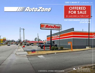 Plus de détails pour 1203 S Main St, Laurinburg, NC - Local commercial à vendre