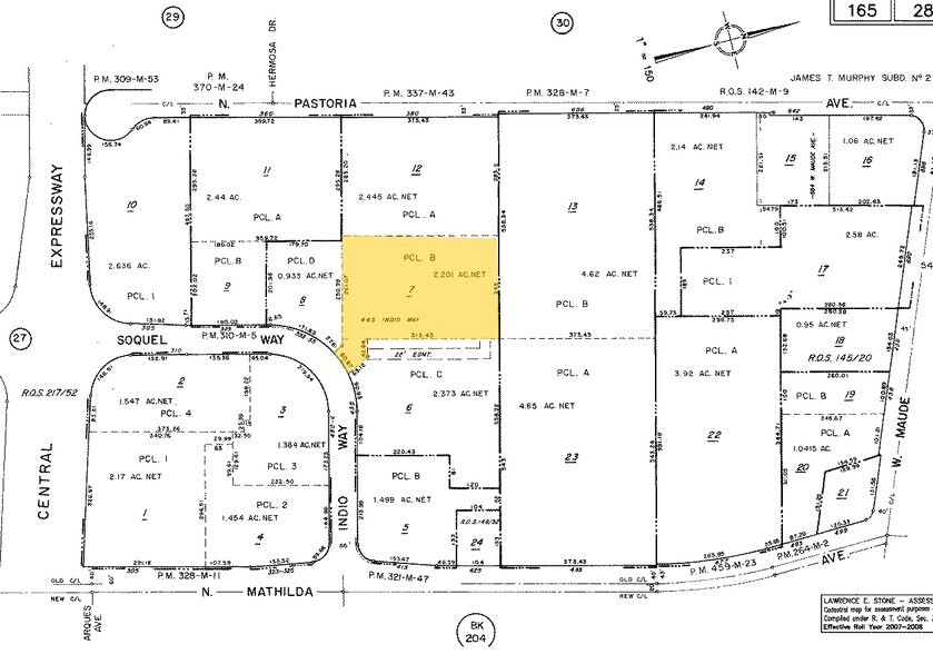 445-447 Indio Way, Sunnyvale, CA à louer - Plan cadastral – Image 3 sur 9