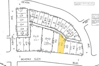 Plus de détails pour 1270 S Beverly Glen Blvd, Los Angeles, CA - Terrain à vendre