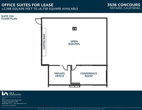3536 Concours, Ontario, CA à louer Plan d’étage– Image 1 sur 5