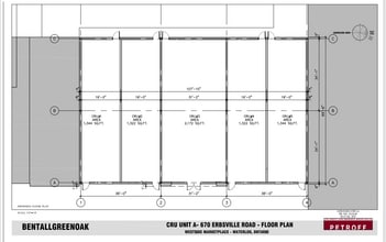 670 Erb St W, Waterloo, ON à louer Plan d’étage– Image 1 sur 1