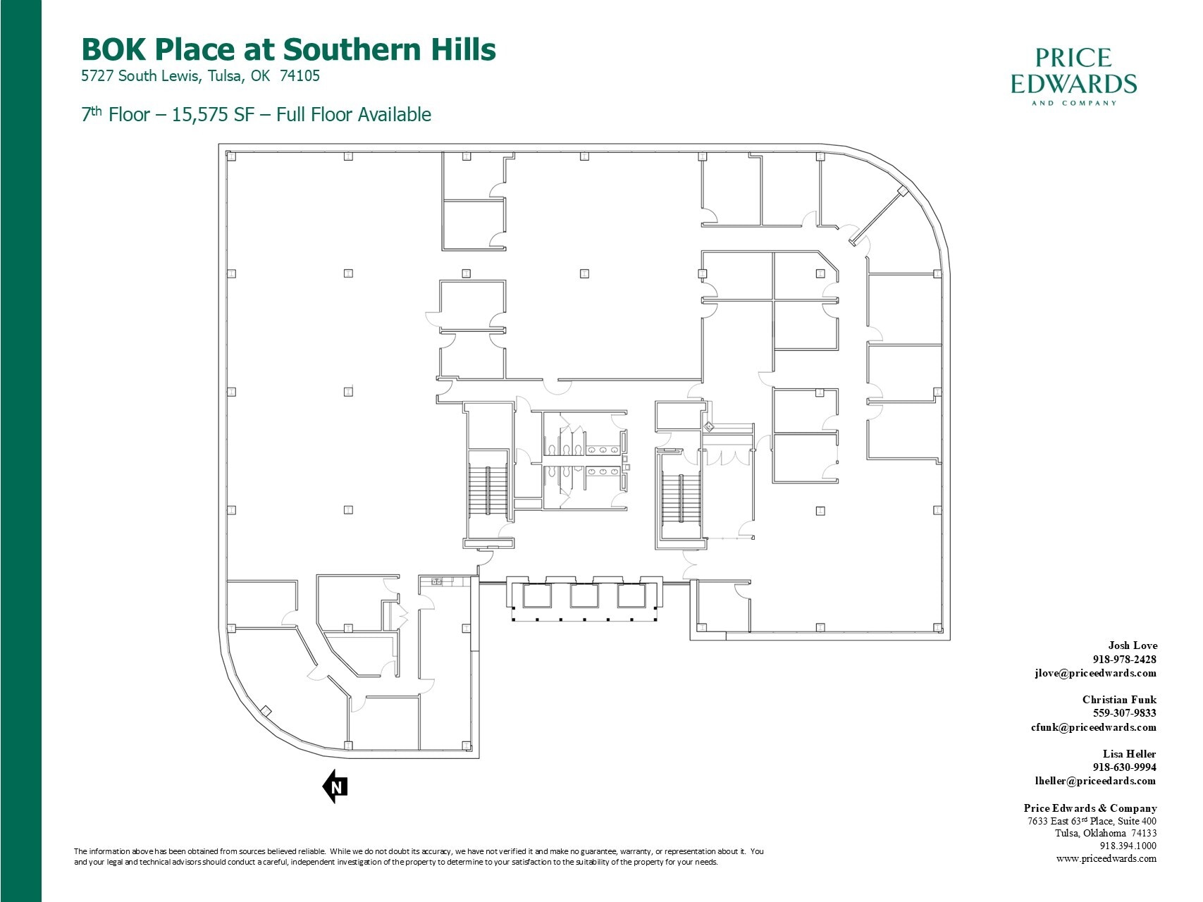 5727 S Lewis Ave, Tulsa, OK à louer Plan d’étage– Image 1 sur 1