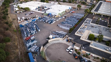 Airport Vista Rd & Cuyamaca St, Santee, CA - VUE AÉRIENNE vue de carte