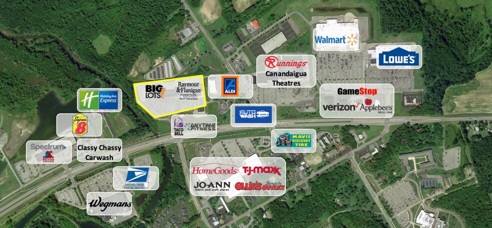 4406 State Route 5 and 20, Canandaigua, NY à louer - Photo de l’immeuble – Image 2 sur 2