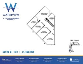 2111 E Highland Ave, Phoenix, AZ à louer Plan d’étage– Image 1 sur 1