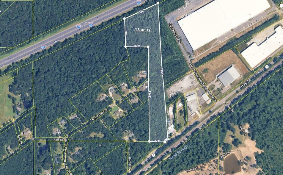 U.S. 78, Moody, AL à vendre - Aérien – Image 2 sur 2