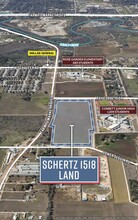 FM 1518 & Lower Seguin Rd, Schertz, TX - VUE AÉRIENNE  vue de carte - Image1