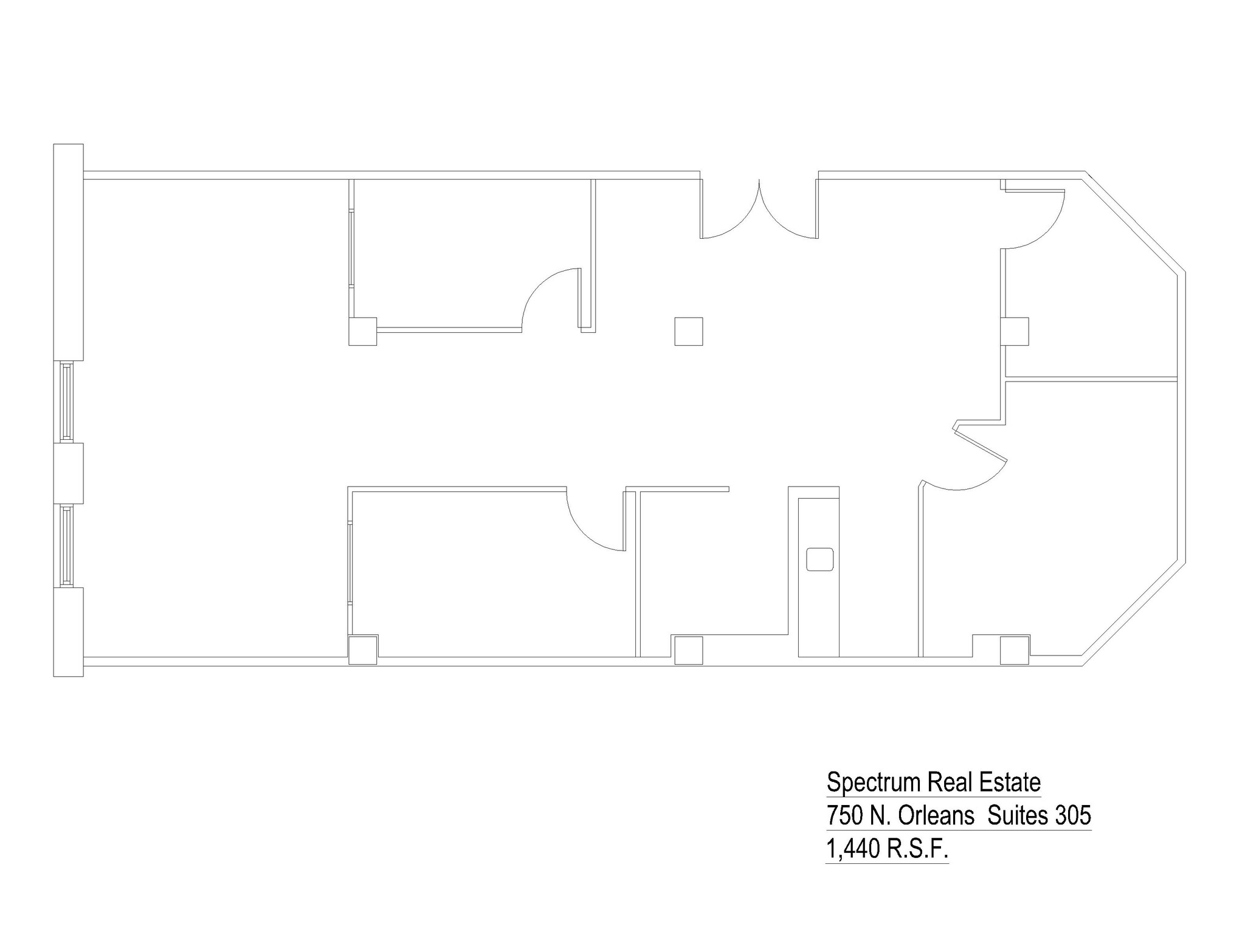 750 N Orleans St, Chicago, IL à louer Plan d’étage– Image 1 sur 1