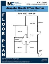 1350 E Arapaho Rd, Richardson, TX à louer Plan d’étage– Image 1 sur 1