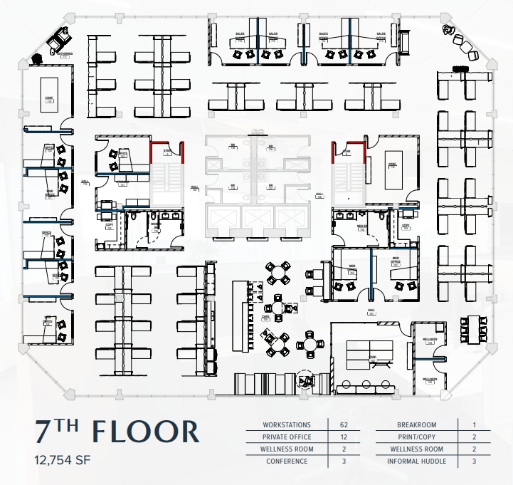 7201 Metro Blvd, Edina, MN à louer Plan d’étage– Image 1 sur 1