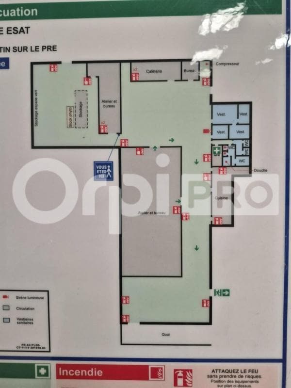 Industriel/Logistique dans Saint-Martin-sur-le-Pré à louer Plan d’étage– Image 1 sur 7