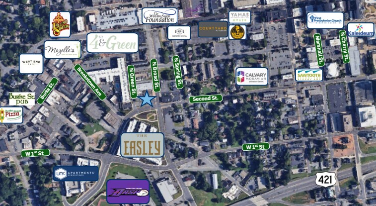 212 N Broad St, Winston-Salem, NC à louer - Photo de l’immeuble – Image 2 sur 2