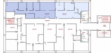 23929 Valencia Blvd, Valencia, CA à louer Plan d’étage– Image 1 sur 1