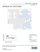1901 Avenue of the Stars, Los Angeles, CA à louer Plan d’étage– Image 1 sur 1