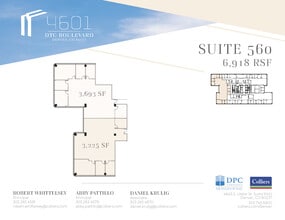 4601 Dtc Blvd, Denver, CO à louer Plan d’étage– Image 2 sur 2