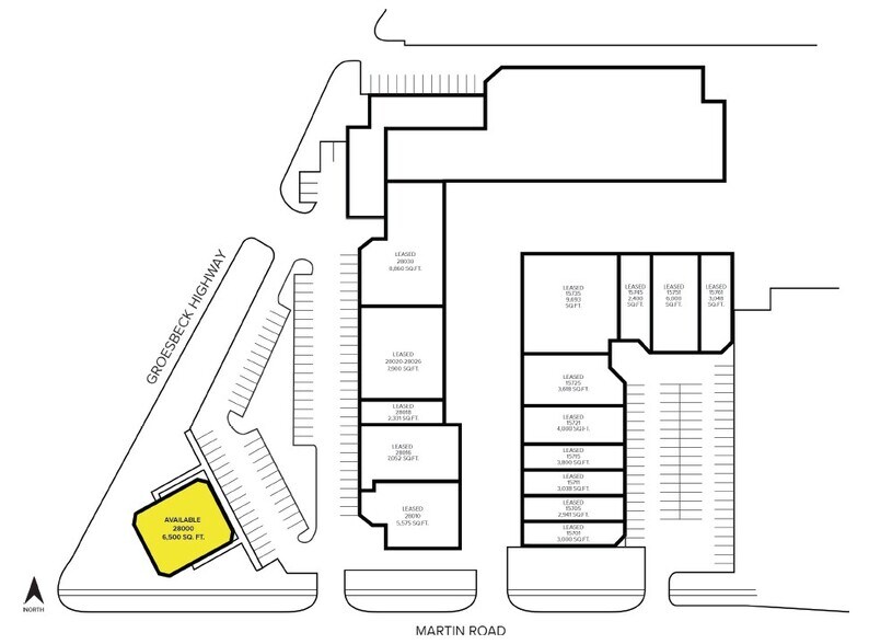 28000 Groesbeck Hwy, Roseville, MI à louer - Plan d’étage – Image 2 sur 2