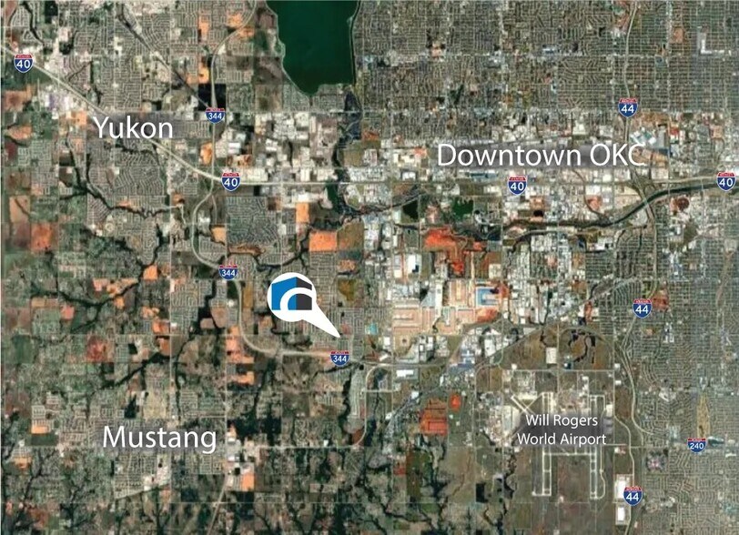 SW 44th St & S County Line Rd, Oklahoma City, OK à vendre - Aérien – Image 3 sur 3