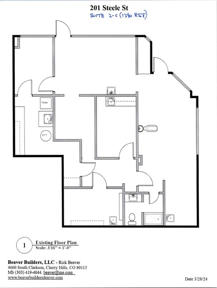 201 Steele St, Denver, CO à louer - Plan de site – Image 2 sur 6