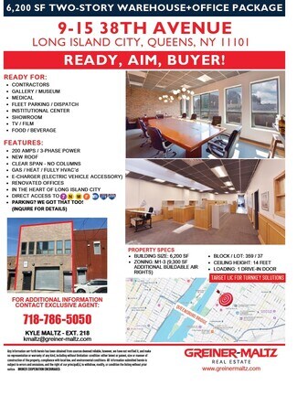 Plus de détails pour 9-15 38th Ave, Long Island City, NY - Industriel/Logistique à vendre