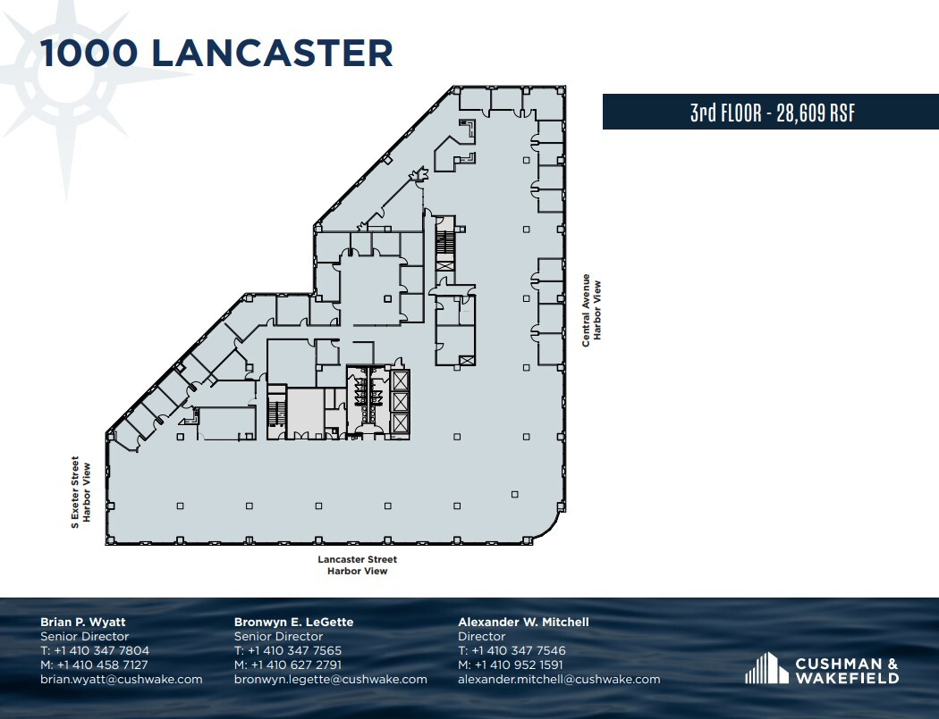 100 International Dr, Baltimore, MD à louer Plan d’étage– Image 1 sur 1