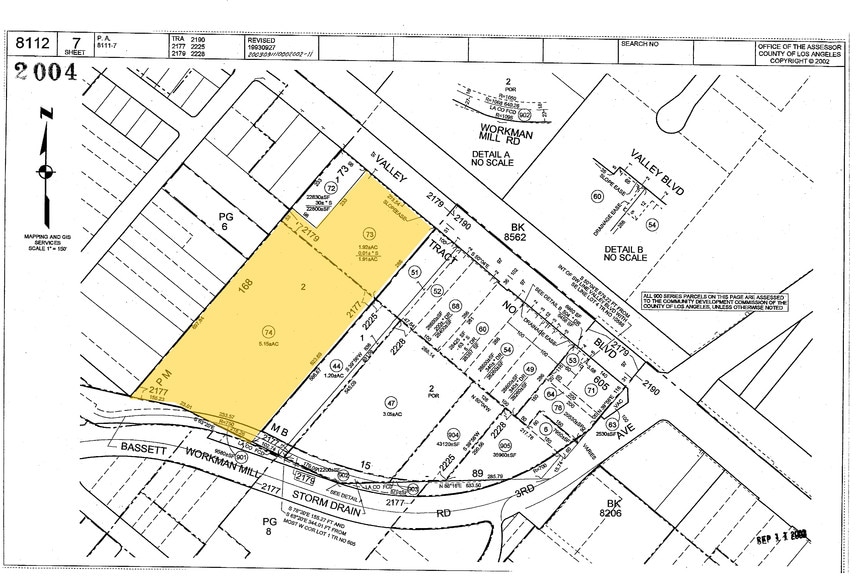 13668 Valley Blvd, City of Industry, CA à louer - Plan cadastral – Image 2 sur 3