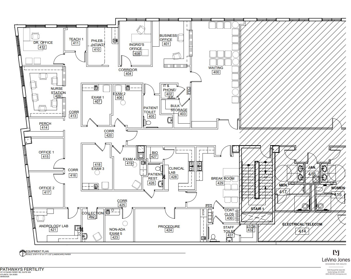 371 E Paces Ferry Rd NE, Atlanta, GA à louer Plan d’étage– Image 1 sur 1