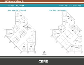 1347 N Alma School Rd, Chandler, AZ à vendre Plan d’étage– Image 2 sur 4