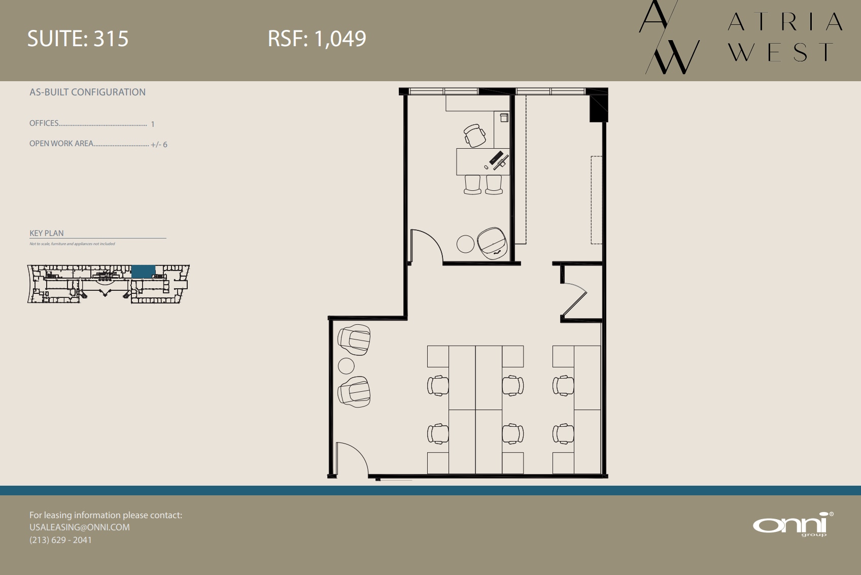 10635 Santa Monica Blvd, Los Angeles, CA à louer Plan d’étage– Image 1 sur 1