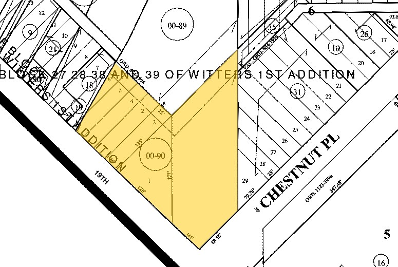Chestnut Pl, Denver, CO à vendre - Plan cadastral – Image 2 sur 3